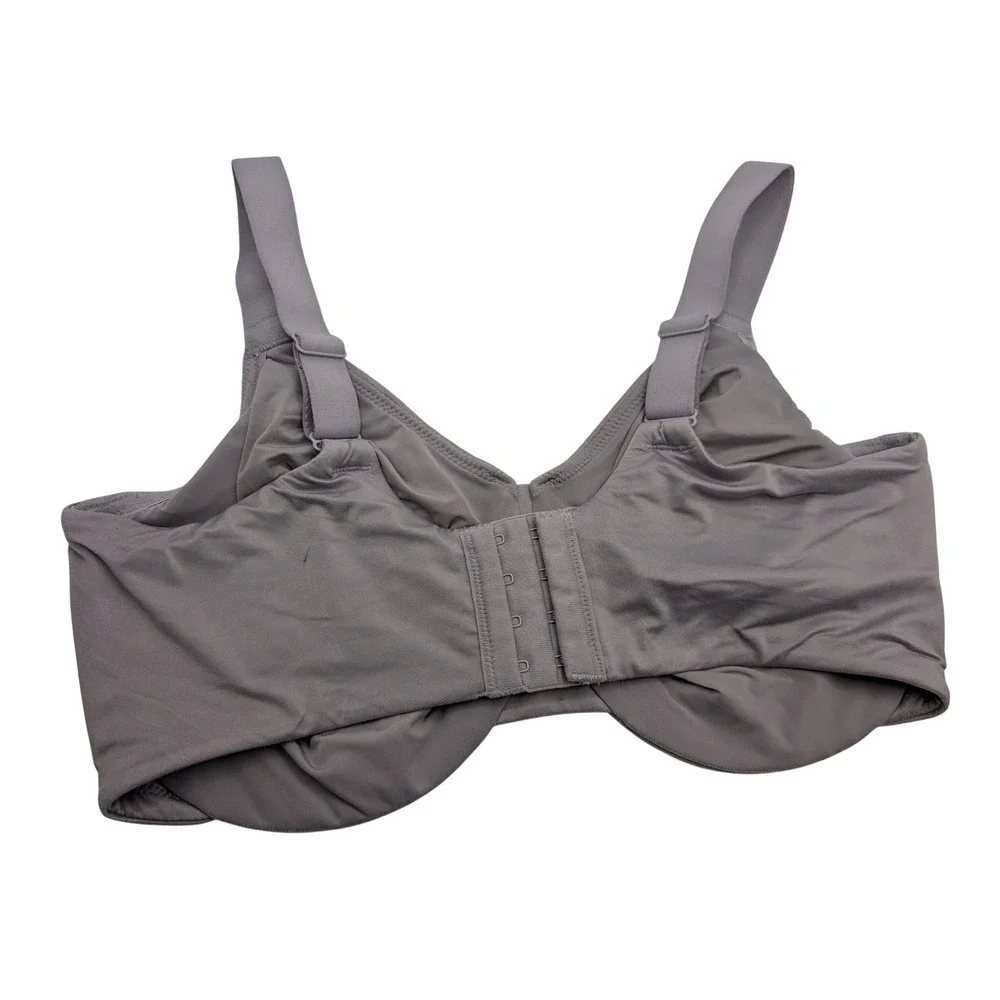 Wacoal Basic Beauty Underwire Bra Purple Lace Trim 855213 - 34H